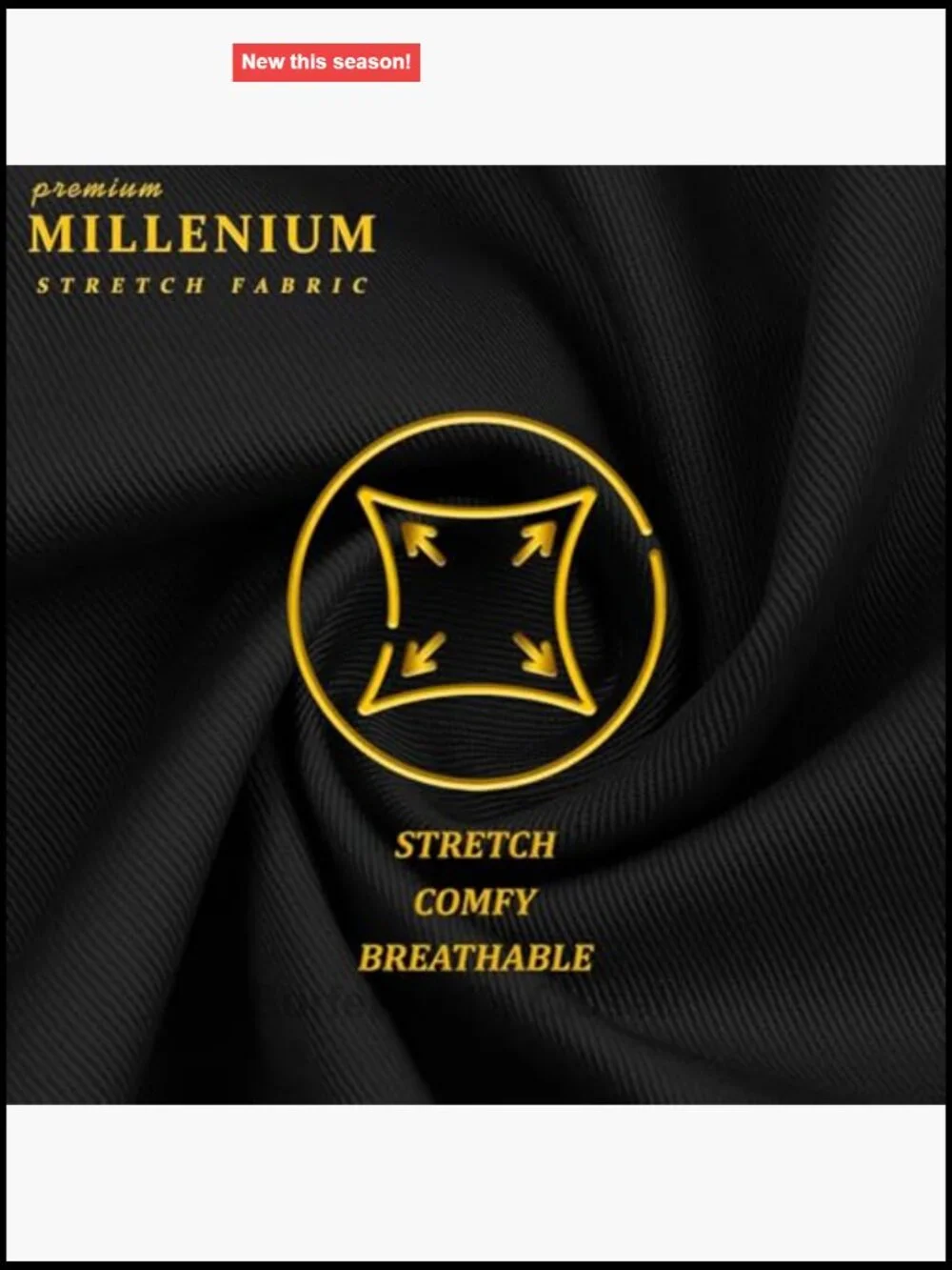 Super Stretch Pull On Millennium Twill Bermuda Shorts